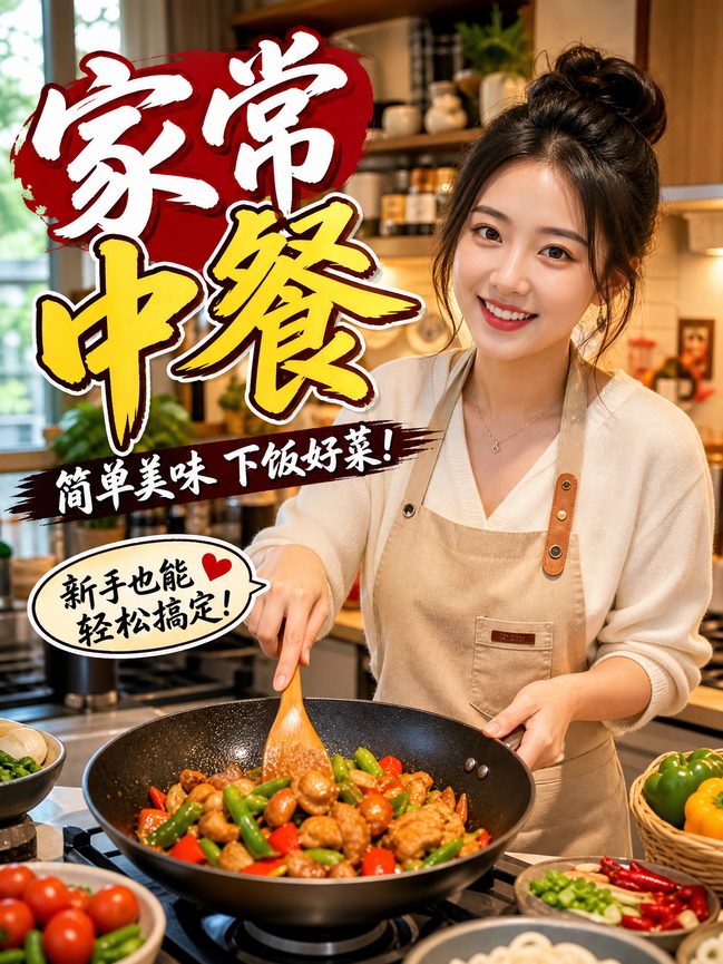 寸止挑战美食视频-家常中餐视频教程